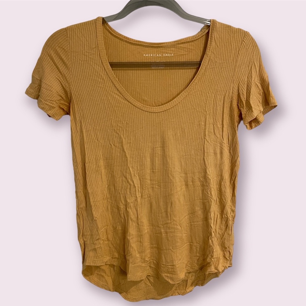 American Eagle Ribbed Top